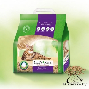 Наполнитель для длинношерстных кошек Cat's Best Smart Pellets 10л
