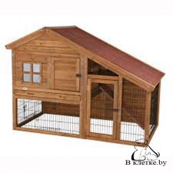 Клетка для кроликов c загоном Trixie natura 151x107x80см