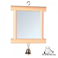 Игрушка для птиц Trixie «Зеркальце с колокольчиком»