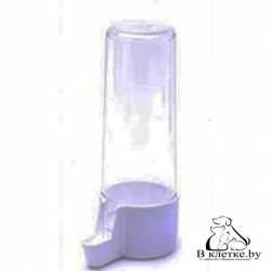 Поилка в клетку прозрачная Bergamo 80мл