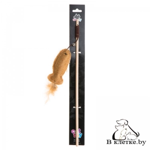 Игрушка Comfy Gaia Мышь с колокольчиком на удочке