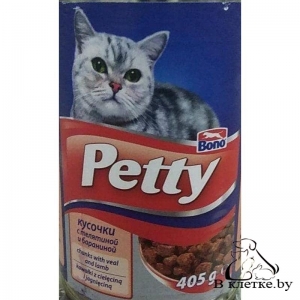 Консервы для кошек Bono Petty Veal and Lamb, 405гр