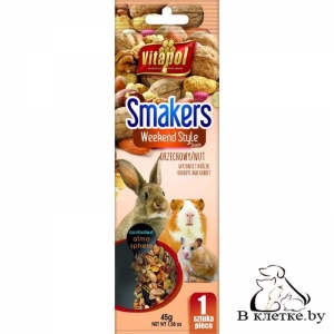 Зерновая палочка с орехами для грызунов Vitapol Smakers
