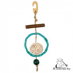 Игрушка для птиц Trixie «Кольцо с колокольчиком»