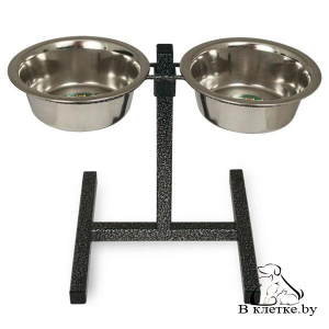 Комплект стойки с мисками Triol 2х0,80л