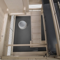 Деревянная клетка для кроликов Ferplast COTTAGE MINI