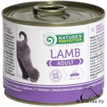 Консервы для собак Nature's Protection Adult Lamb, 200гр