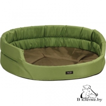 Лежак овальный для кошек и собак Exclusive XS зеленый