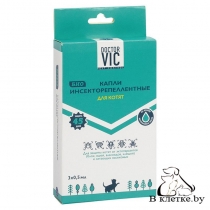 Капли Инсекторепеллентные для котят Doctor VIC