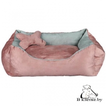 Лежак Trixie Chippy розовый/серый
