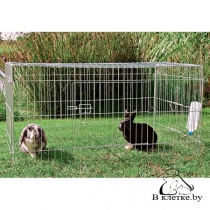 Загон уличный c крышей Trixie natura 116x54x76см