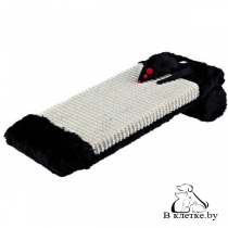 Когтеточка Trixie с двумя игрушками черная с кремовым