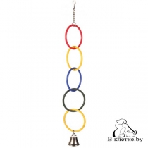 Игрушка для птиц Trixie «Колечки с колокольчиком»