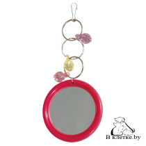 Игрушка для птиц Triol «Зеркало с украшением»
