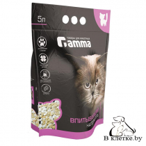 Наполнитель для кошачьих туалетов Gamma впитывающий