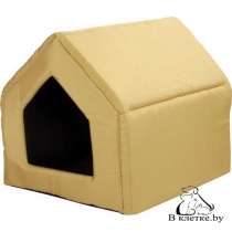 Домик-будка для кошек и собак Exclusive M желтый