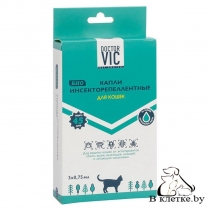 Капли Инсекторепеллентные ддля кошек Doctor VIC