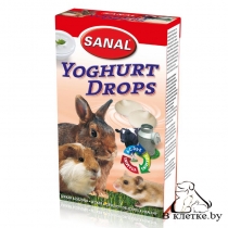 Лакомство грызунам с йогуртом Sanal Yoghurt Drops