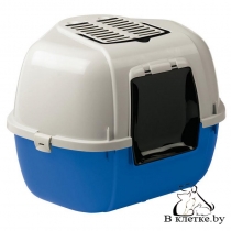 Угловой закрытый туалет для кошек Ferplast MIKA