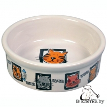 Миска для кошек с рисунками Trixie