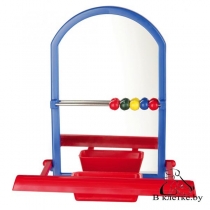 Игрушка для птиц Trixie «Зеркальце и счёты»