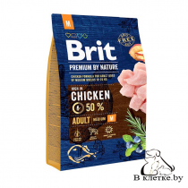 Сухой корм Brit Premium Adult M