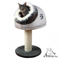 Когтеточка-домик для кошки Trixie Miguel серая