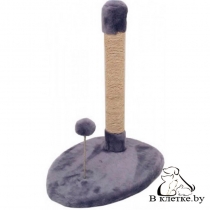 Когтеточка с мячиком на пружине Four Pets «Мех»