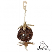 Мяч плетёный для корелл и длиннохвостых попугаев Trixie 58966