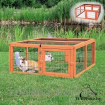 Загон уличный c крышей Trixie natura 116x48x109см