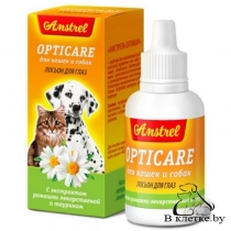 Лосьон для глаз кошек и собак Amstrel Opticare