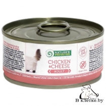 Консервы для кошек NP Chicken & Cheese, 100гр