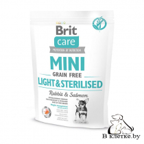Диетический корм Brit Care Mini GF Light & Sterilised