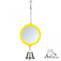 Игрушка для птиц Trixie «Зеркальце с колокольчиком-5,5»
