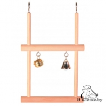 Качели для птиц Trixie с 2 колокольчиками