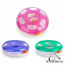 Игрушка интерактивная для кошек с 2 шариками Georplast Ufo