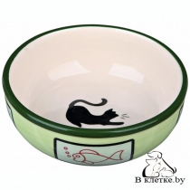 Миска с рисунком кошки Trixie 24658