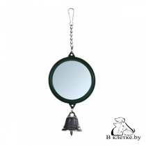Игрушка для птиц Trixie «Зеркальце с колокольчиком-5,5»