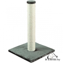 Когтеточка Trixie в виде столбика Parla платиновая с серым