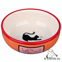 Миска с рисунком кошки Trixie 24658