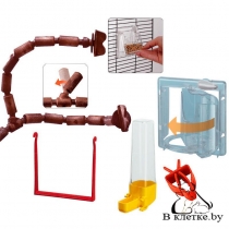 Клетка для птиц деревянная Ferplast GIULIETTA 5 NERA