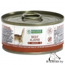 Влажный корм для кошек NP Beef & Lamb, 100гр