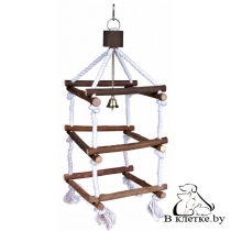 Качели для птиц в виде квадратной лестницы Trixie 5887