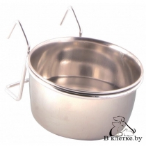 Кормушка для попугаев из стали с держателем Trixie 5493