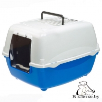 Лоток для кошек угольный с крышей Ferplast BELLA