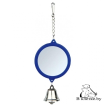 Игрушка для птиц Trixie «Зеркальце с колокольчиком-5,5»