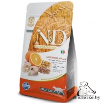 Корм Farmina N&D Low Grain Adult Cat Треска и Апельсин