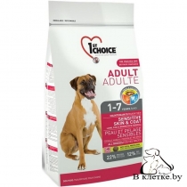 Корм 1st Choice Adult Sensitsve Skin & Coat