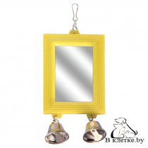 Игрушка для птиц - зеркало Triol «Колокольчики»