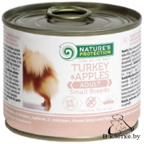 Консервы для собак мелких пород NP Small Adult Turkey & Apples, 200гр